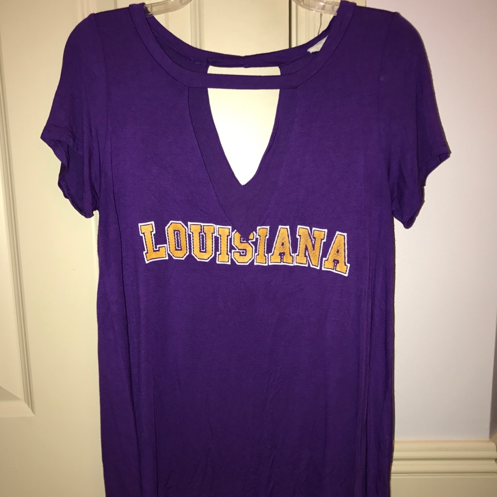 Louisiana Purple and Yellow Top (LSU)